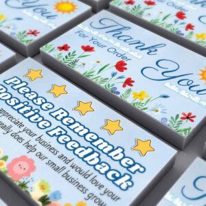 blue sky thank you for your order cards