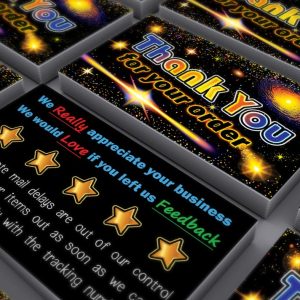 thank you for your order cards