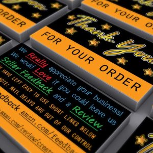amazon seller thank you cards for reviews